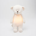 Moonie Humming bear with nightlight, Cream