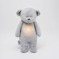 Moonie Humming bear with nightlight, Silver
