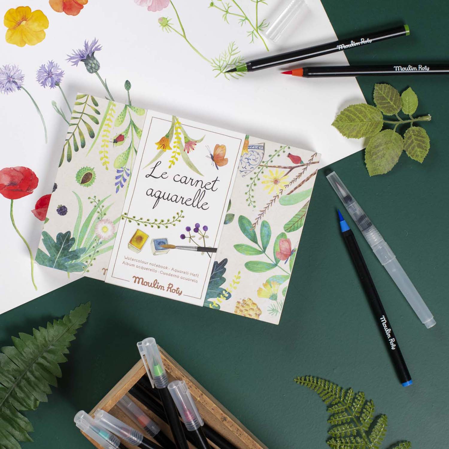Watercolor notebook
