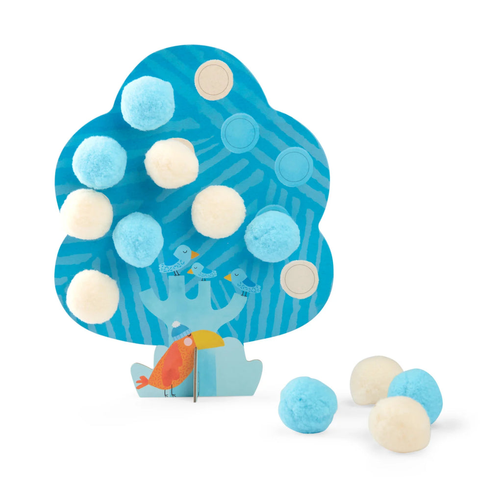 Activité pompons – Les arbres des quatre saisons