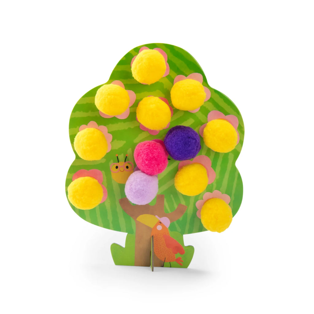 Activité pompons – Les arbres des quatre saisons