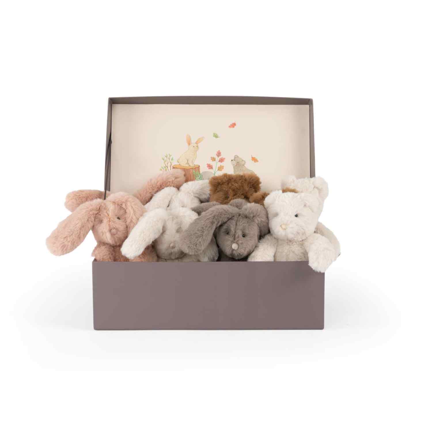 Small white teddy bear plush