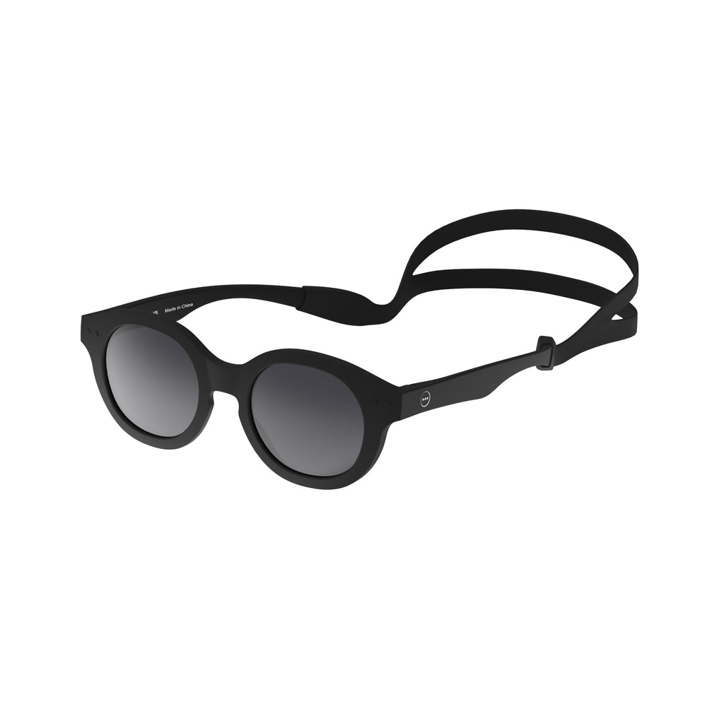 Polarized and flexible sunglasses 3-5 years, Retro Black 