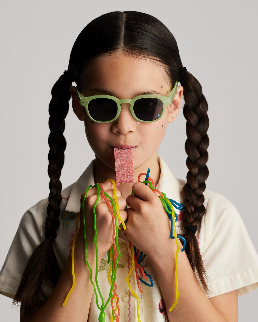 Occhiali da sole polarizzati 5-10 anni, Retro Pear