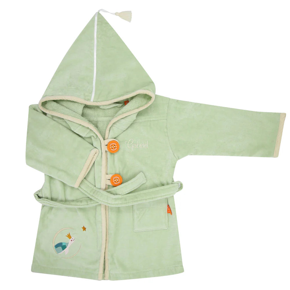 Accappatoio personalizzabile 2/4 anni - Menta