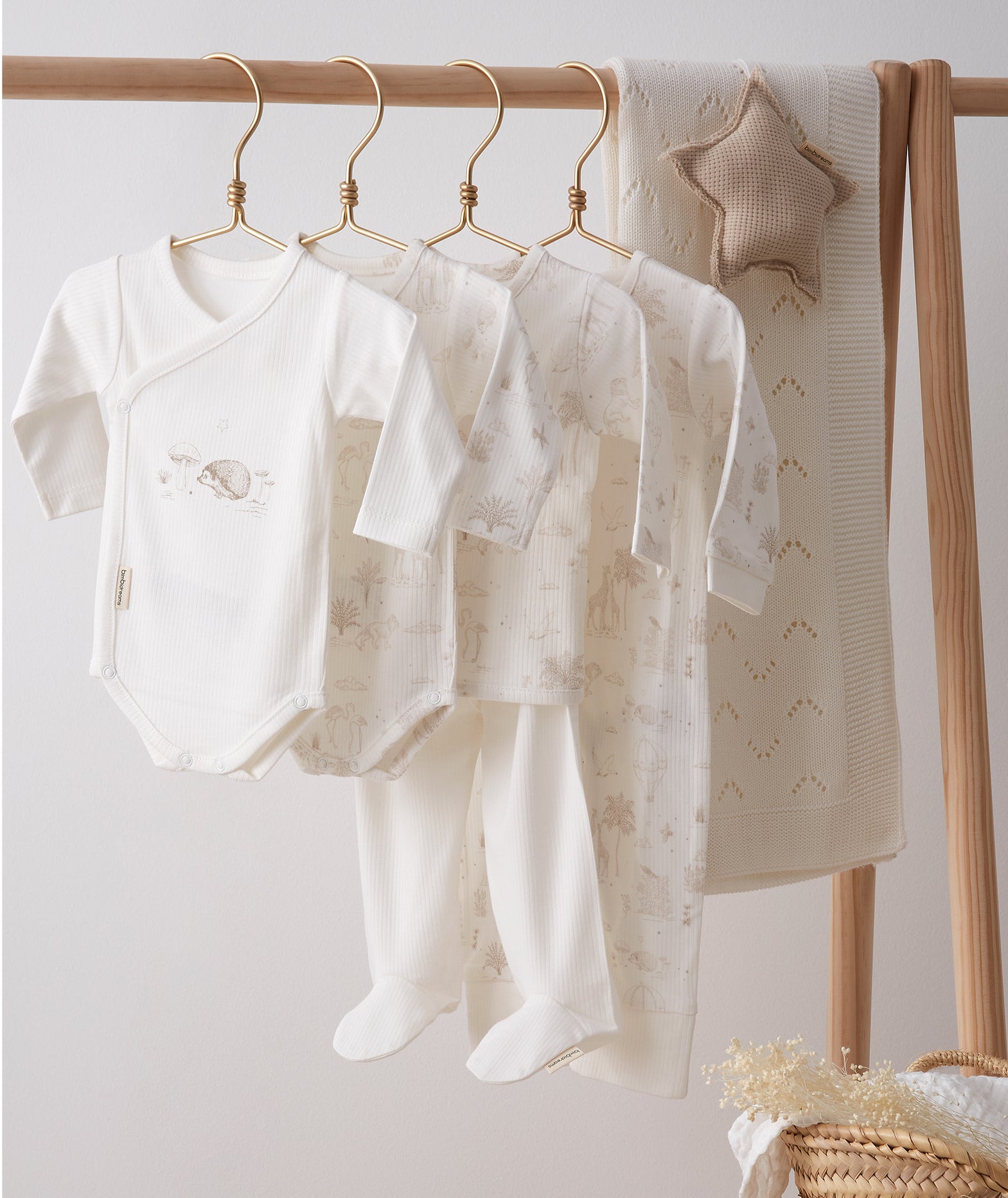Bamboo and cotton onesie, Noe