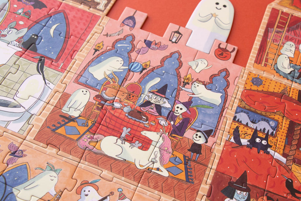 Puzzle reversibile Halloween Incantato, 100pz