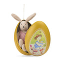 Grande uovo di metallo con coniglio in peluche, Moulin Roty