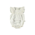 White cotton romper