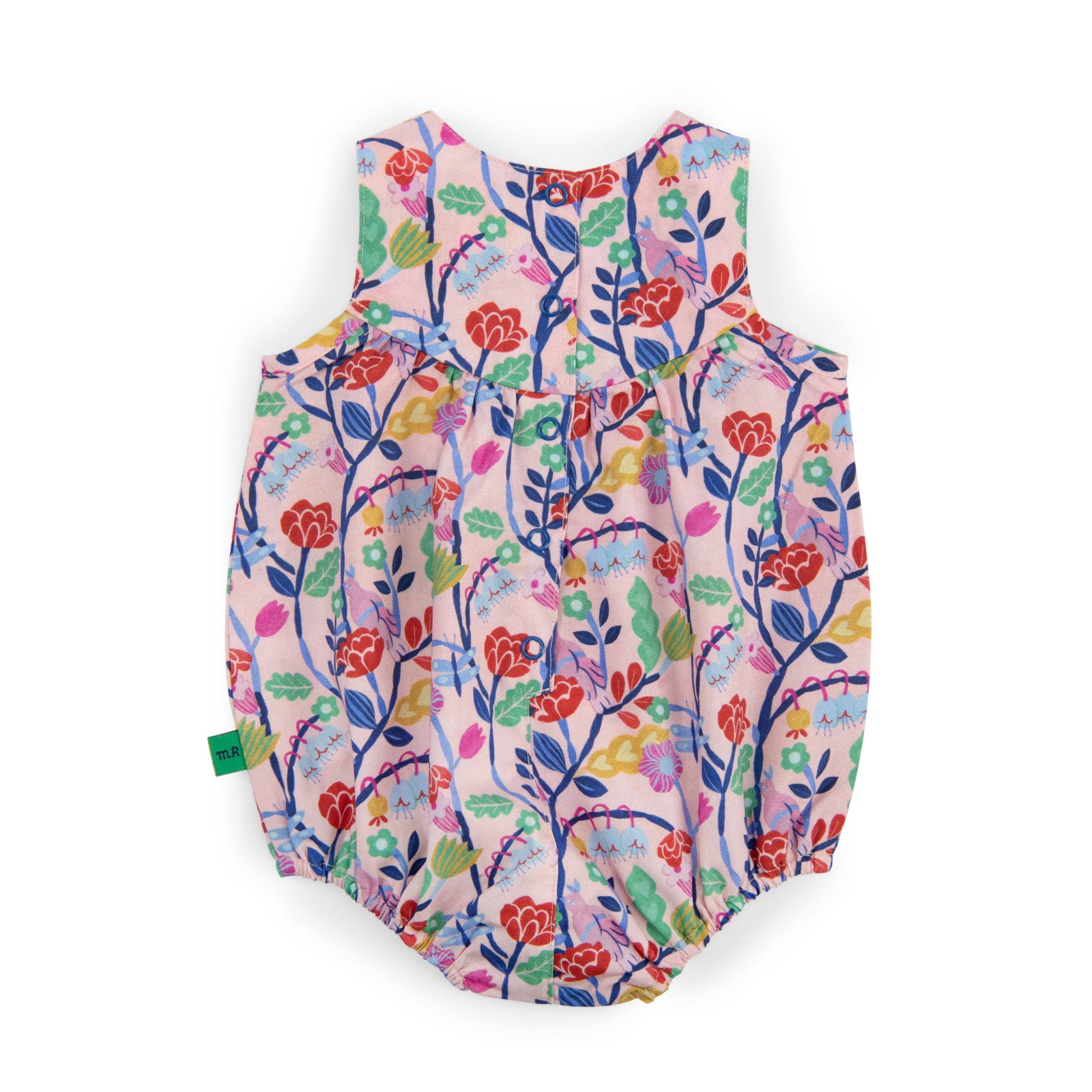 Floral Print Cotton Romper, Noelie