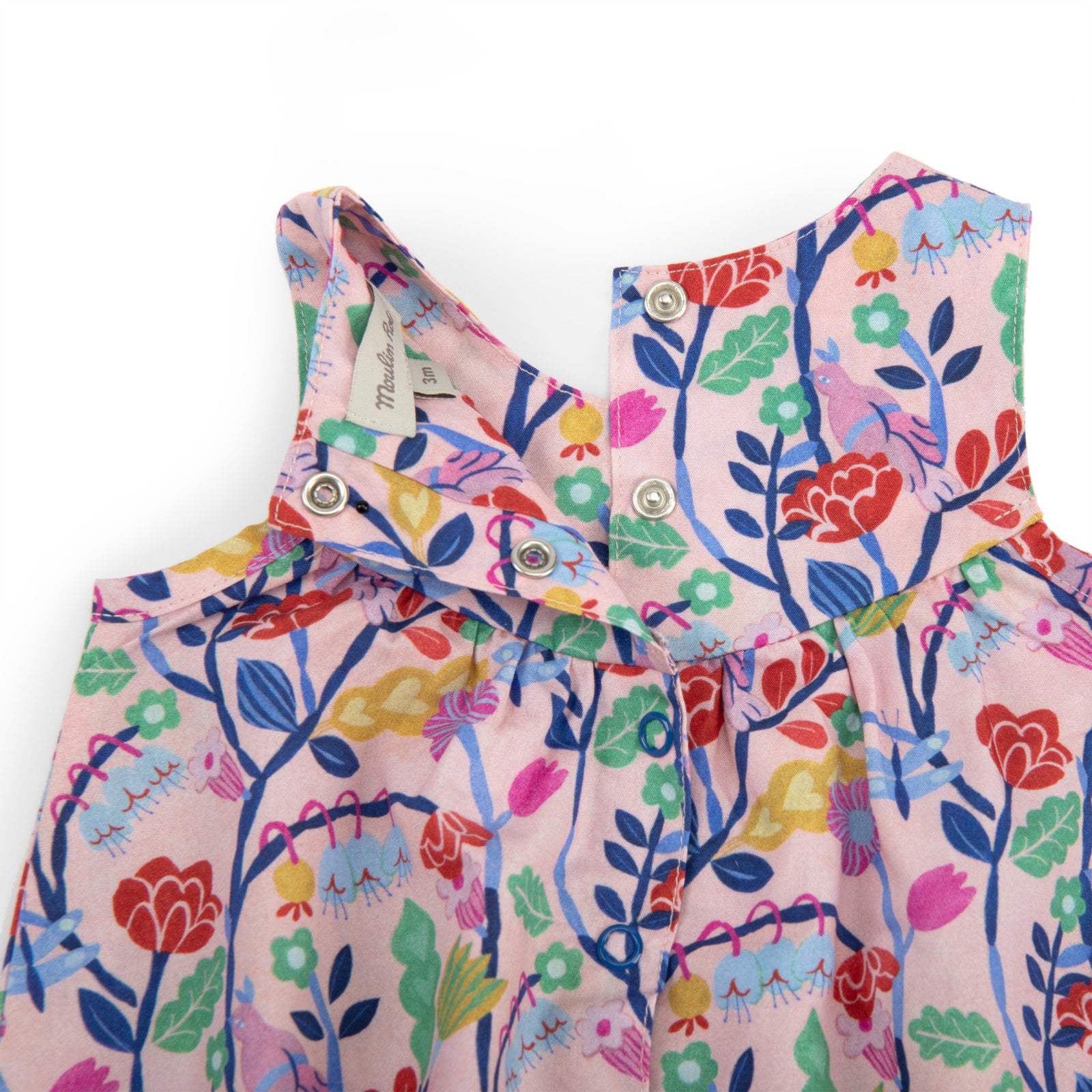 Floral Print Cotton Romper, Noelie