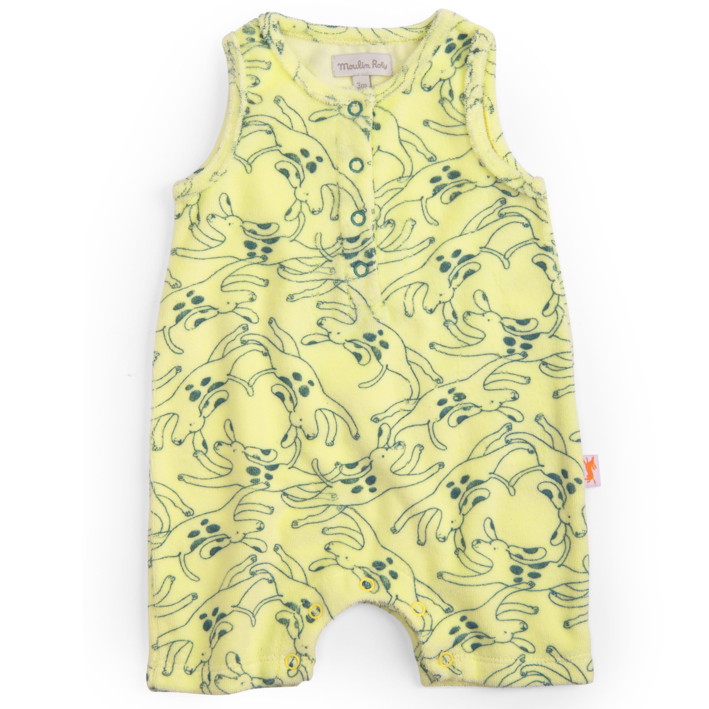 Yellow terry romper, Loan