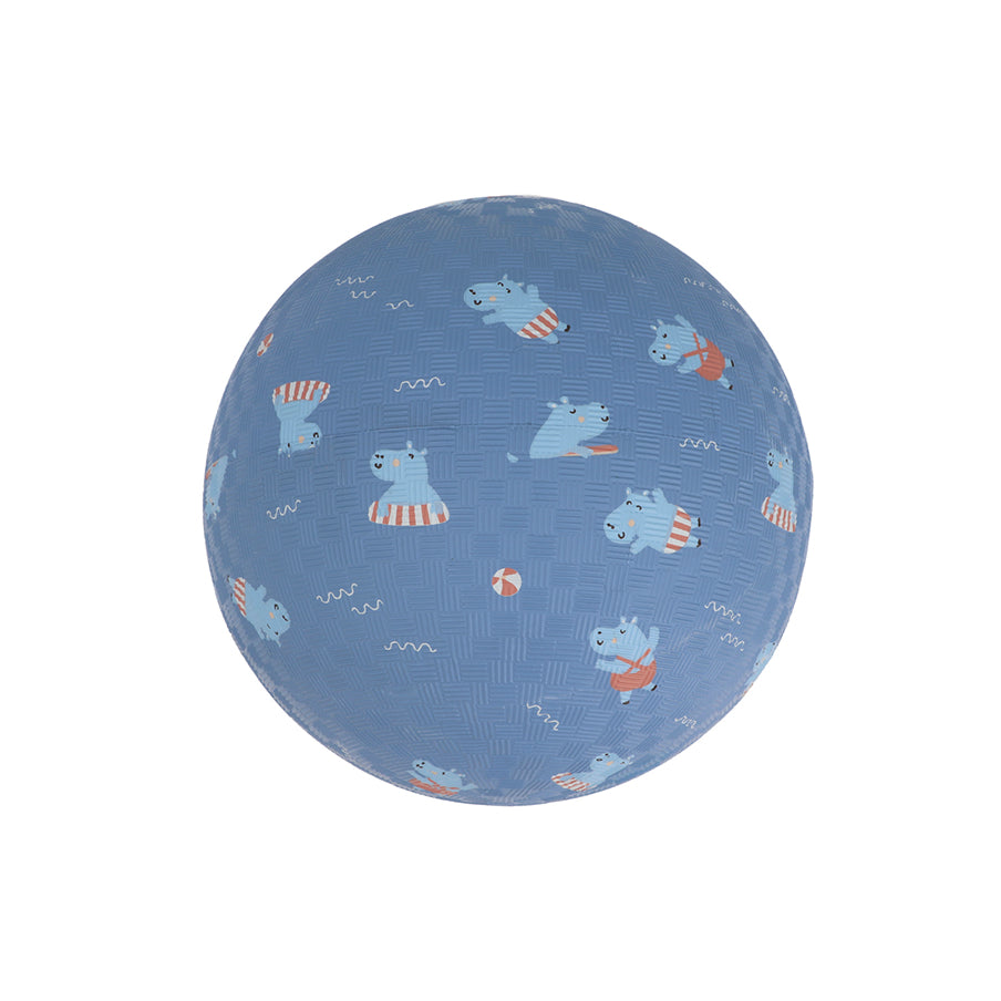 Palla grande in gomma ⌀18cm, Ippopotami