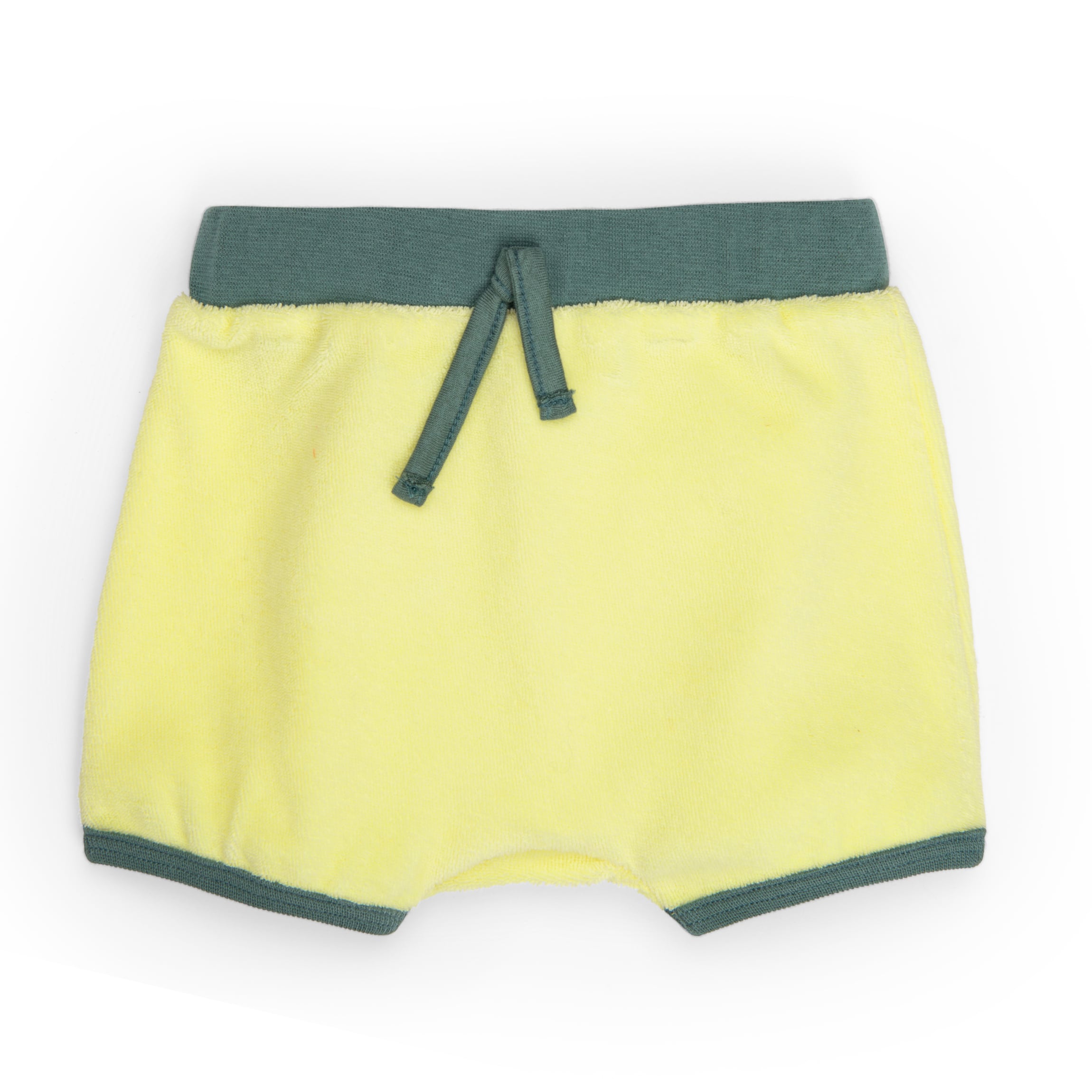 Yellow terry shorts, Liam