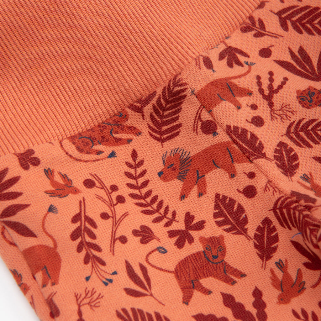 Lightweight jungle print sweatpants, Noel