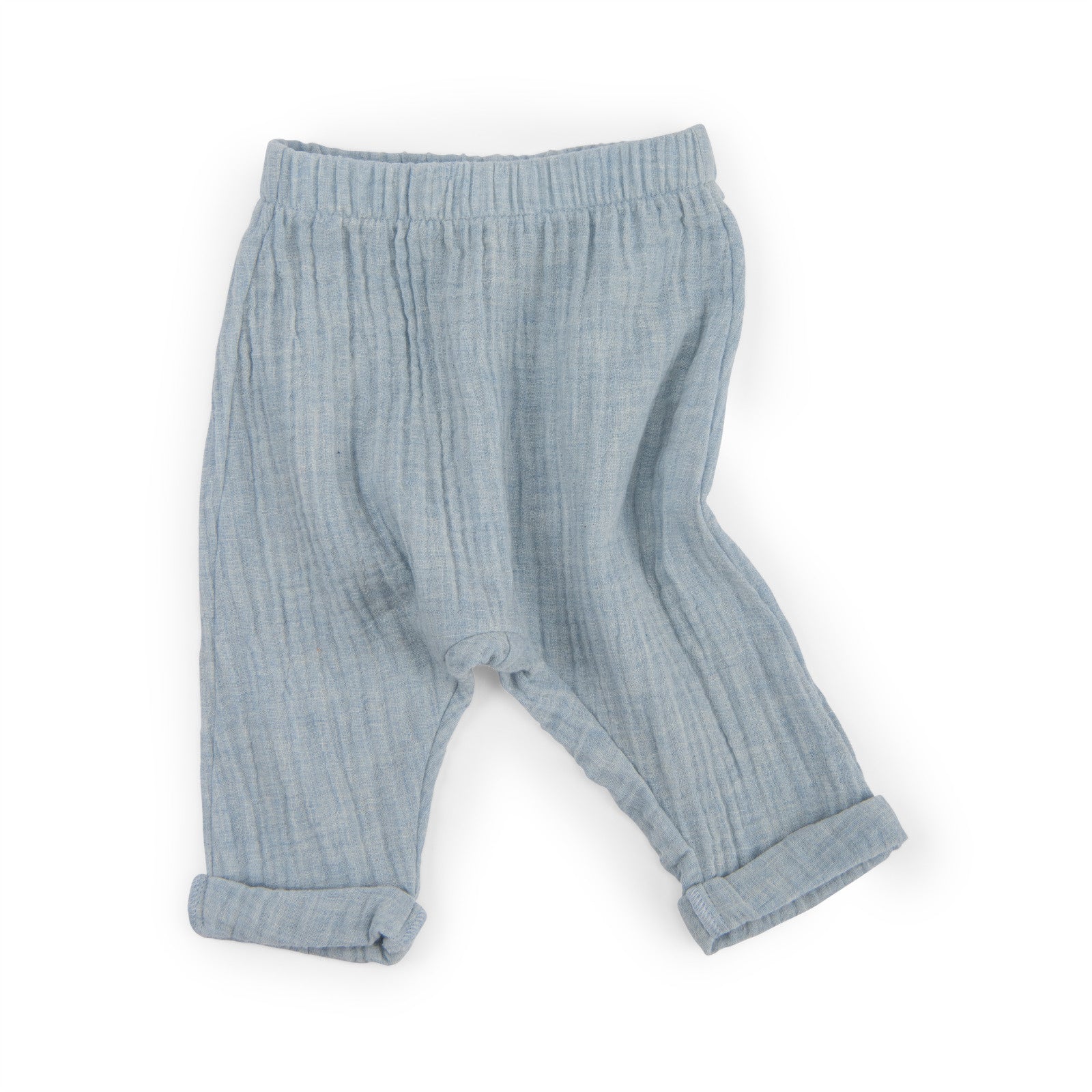 Sky Blue Cotton Muslin Trousers, Nathan