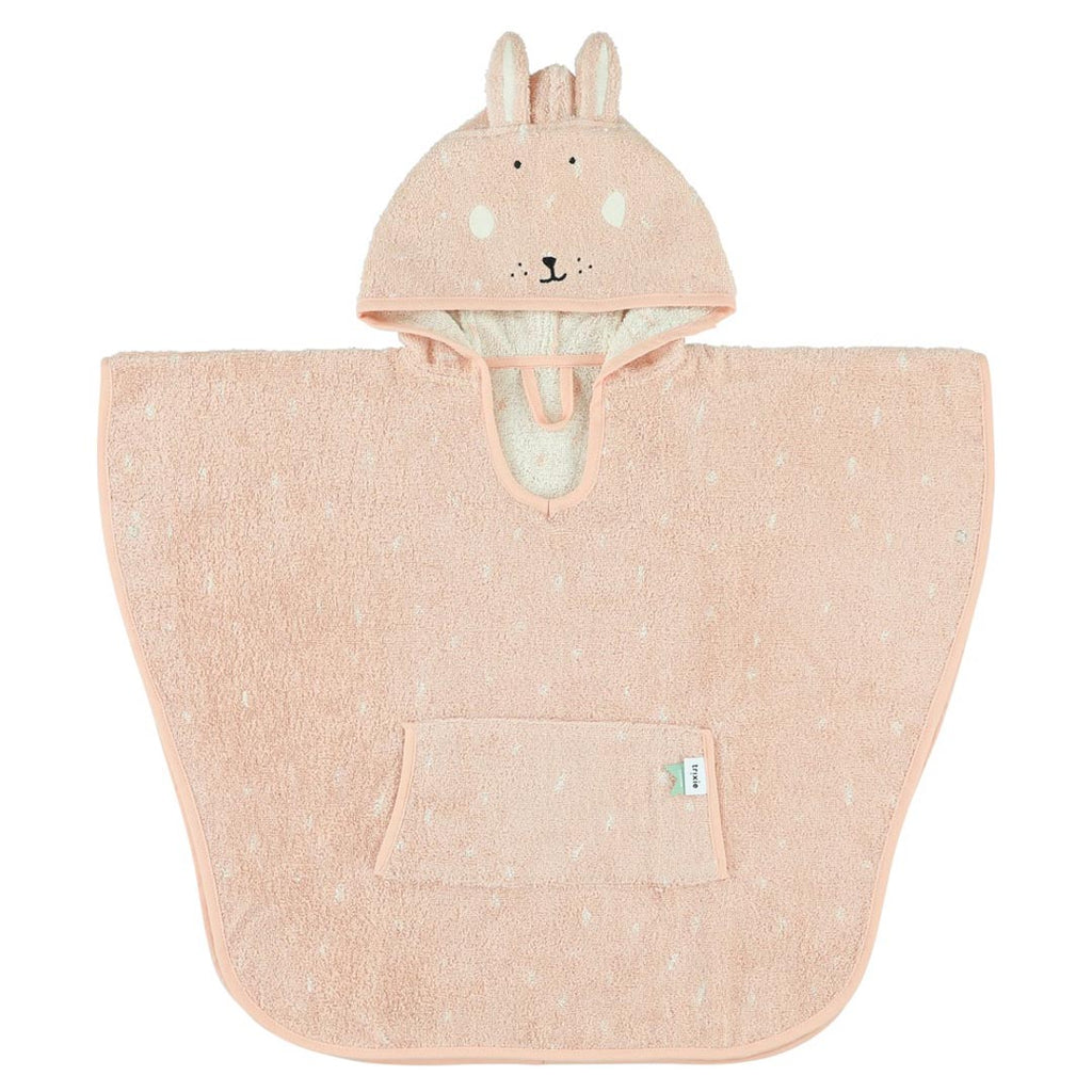 Poncho in cotone bio, Coniglio