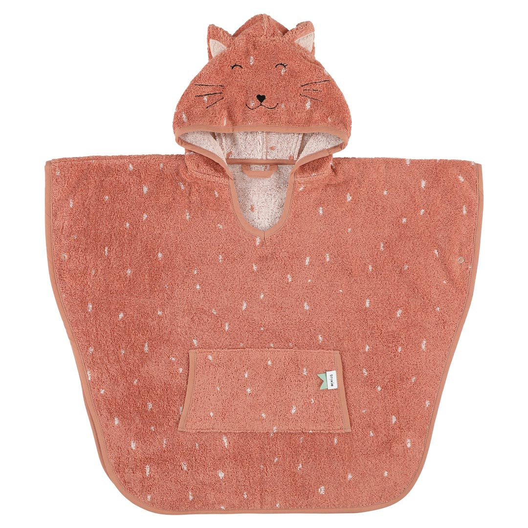 Poncho in cotone bio, Gatto