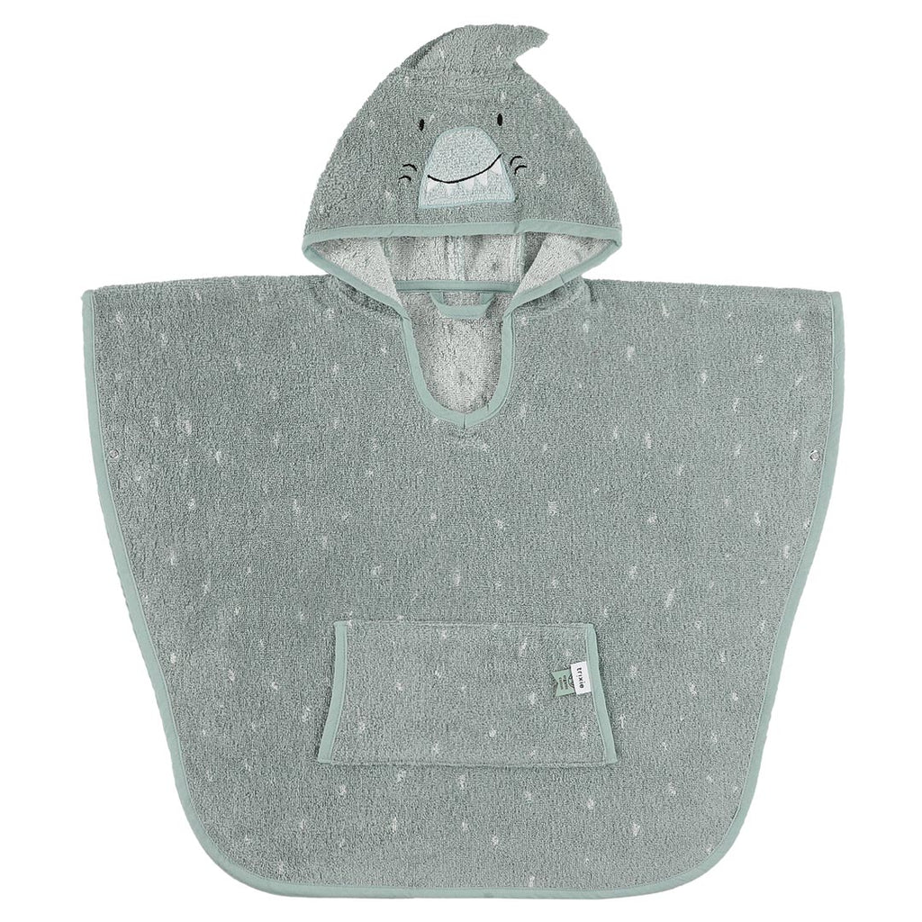 Poncho in cotone bio, Squalo