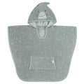 Poncho in organic cotton, Shark