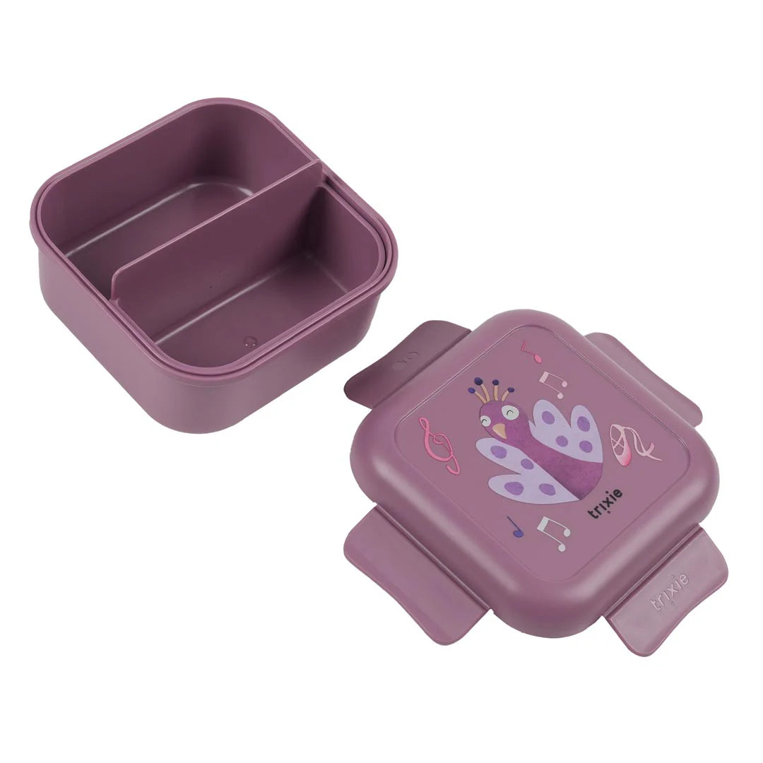 Porta merenda con clip, Ballerina Pavone