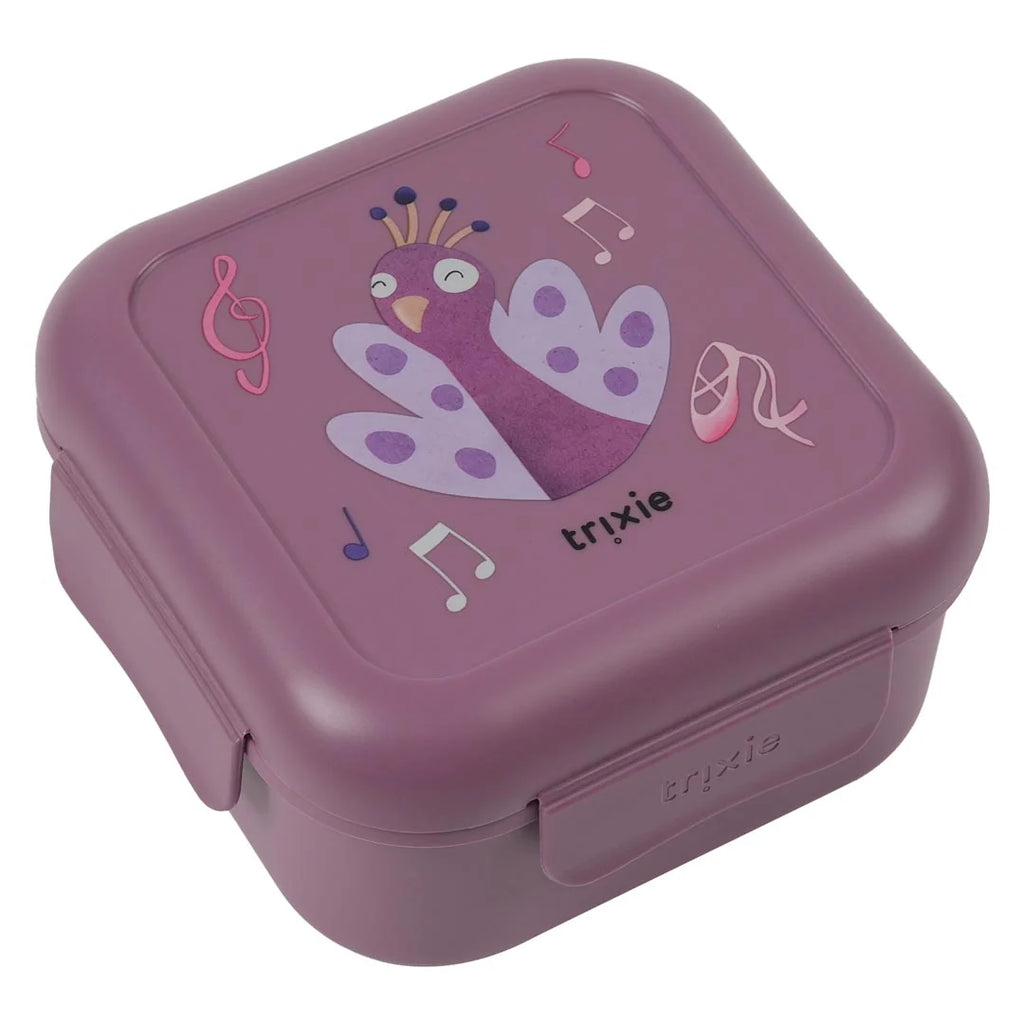 Porta merenda con clip, Ballerina Pavone