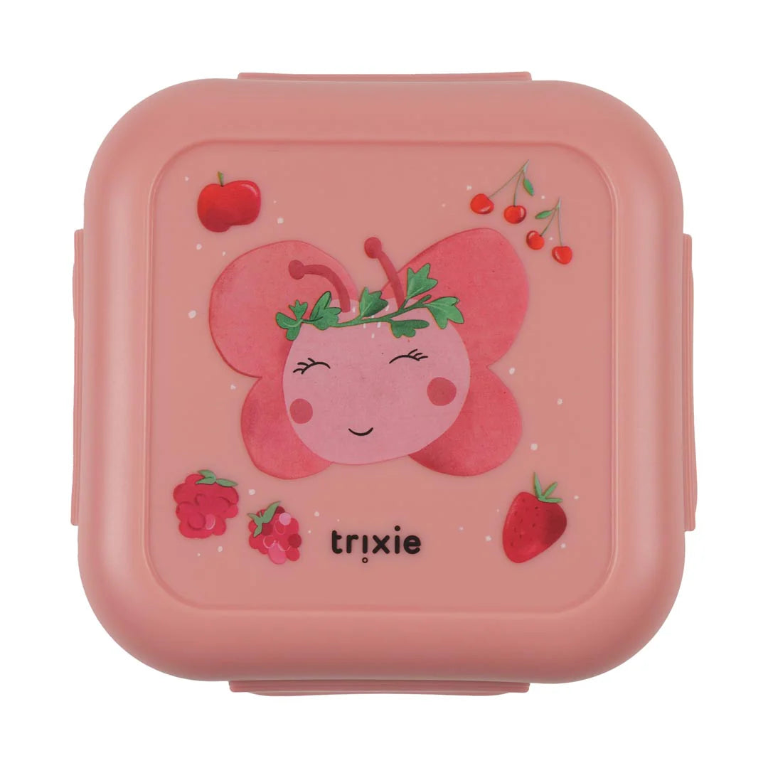 Porta merenda con clip, Frutta Farfalla