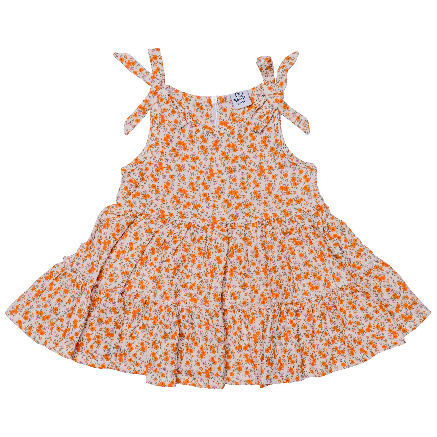 Abito con spalline a strati Liberty
