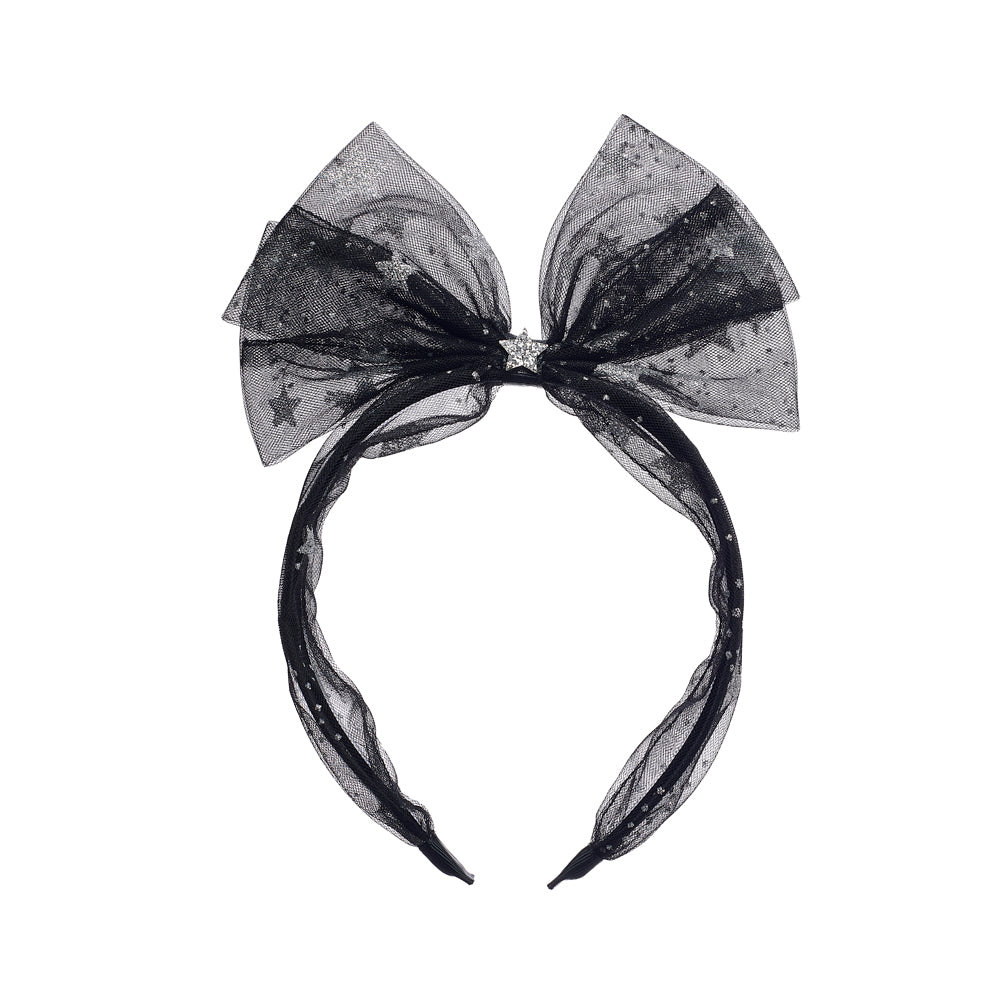 Cerchietto con fiocco in tulle Rockahula per Halloween