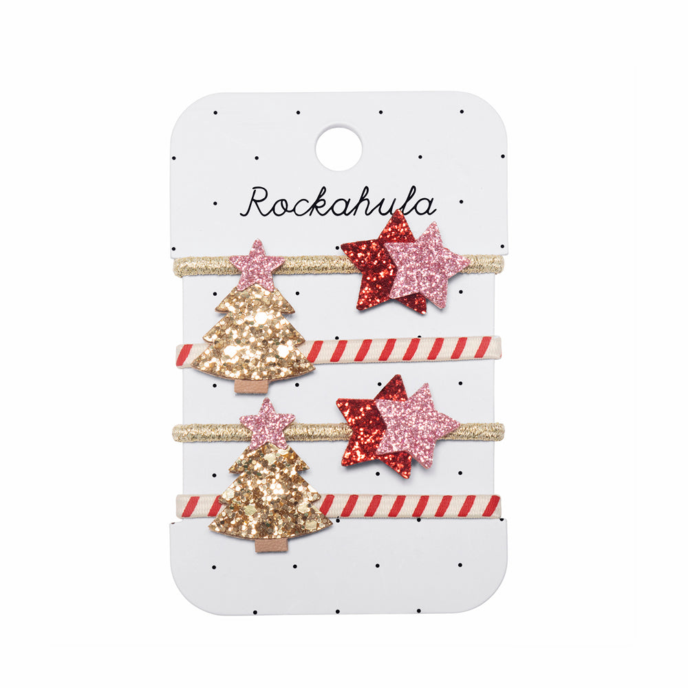 Elastici con alberi di Natale a righe Rockahula