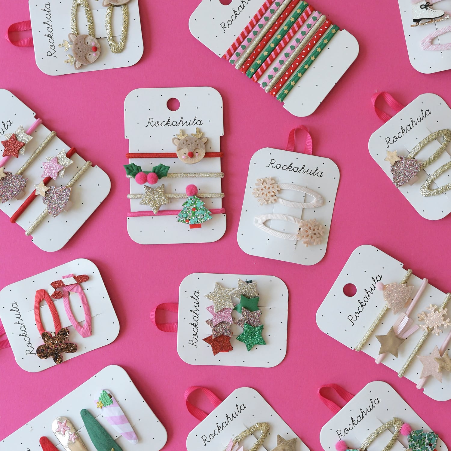 Fermagli per capelli Albero di Natale