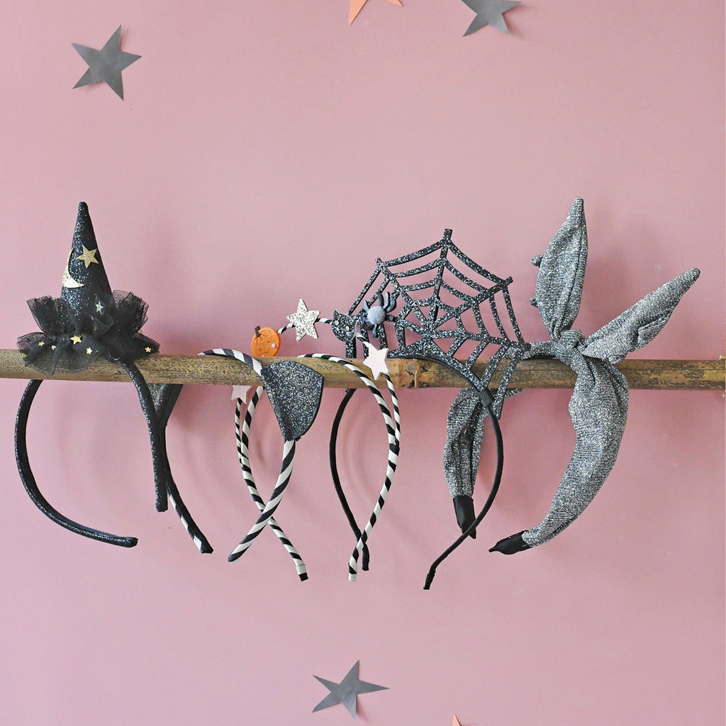 Halloween Headband, Sparkly Bat