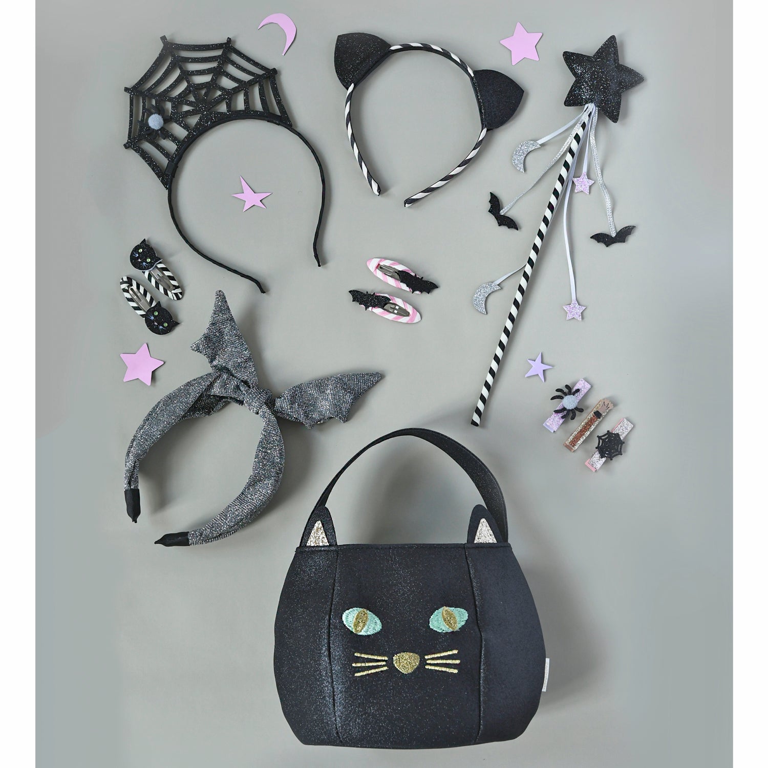 Fermagli per capelli Halloween, Ragno spettrale