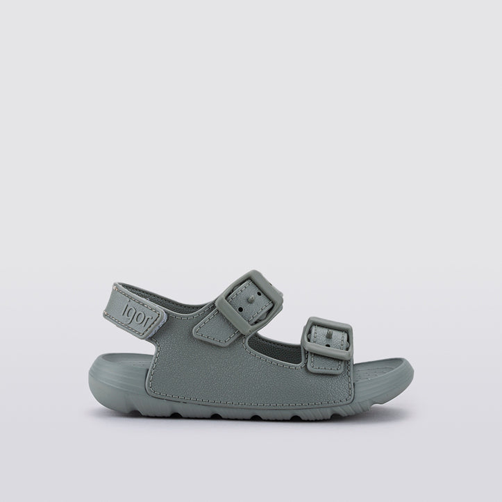 Lightweight and flexible sandals in soft rubber, Maui Green