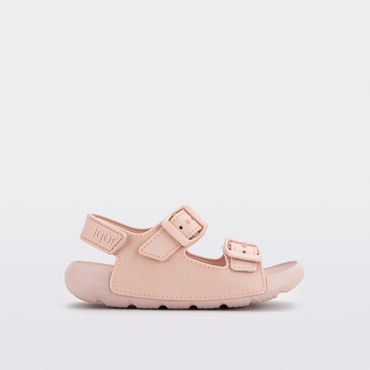 Lightweight and flexible sandals in soft rubber, Maui Pink