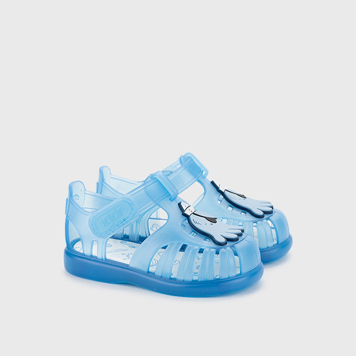 Lightweight and flexible sandals in soft rubber, Tobby Pirata