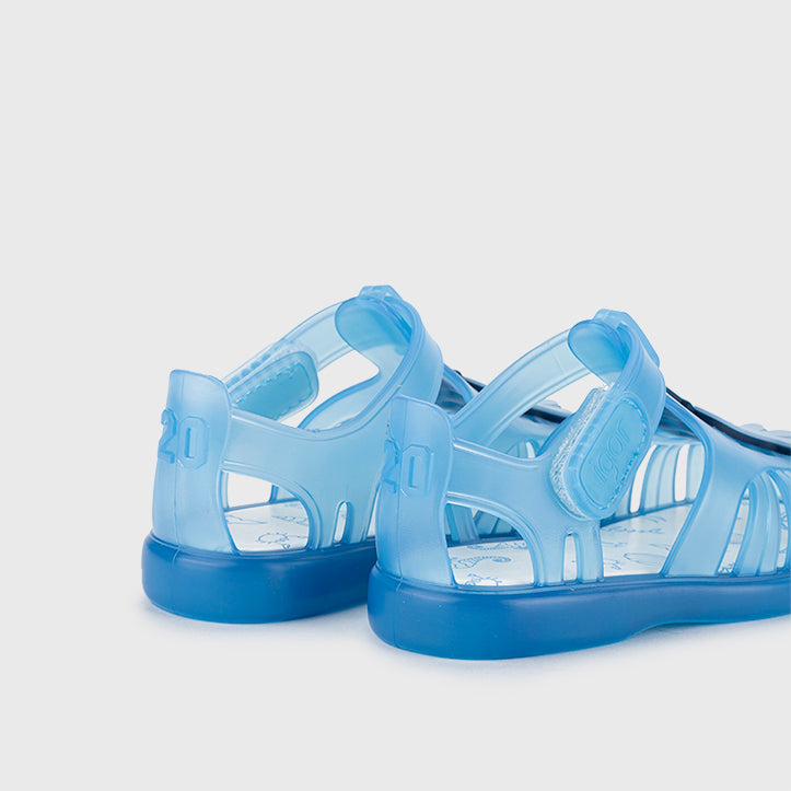 Lightweight and flexible sandals in soft rubber, Tobby Pirata