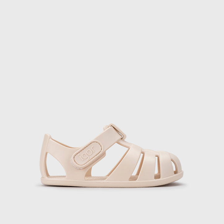 Barefoot Concept Beach Sandals, Ivory