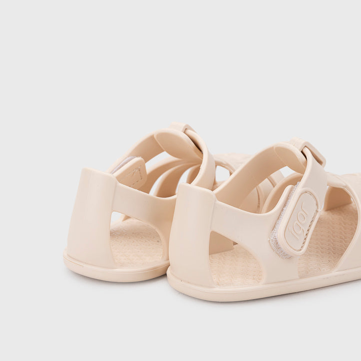Barefoot Concept Beach Sandals, Ivory