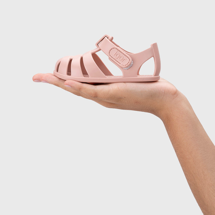 Barefoot Concept Beach Sandals, Blush