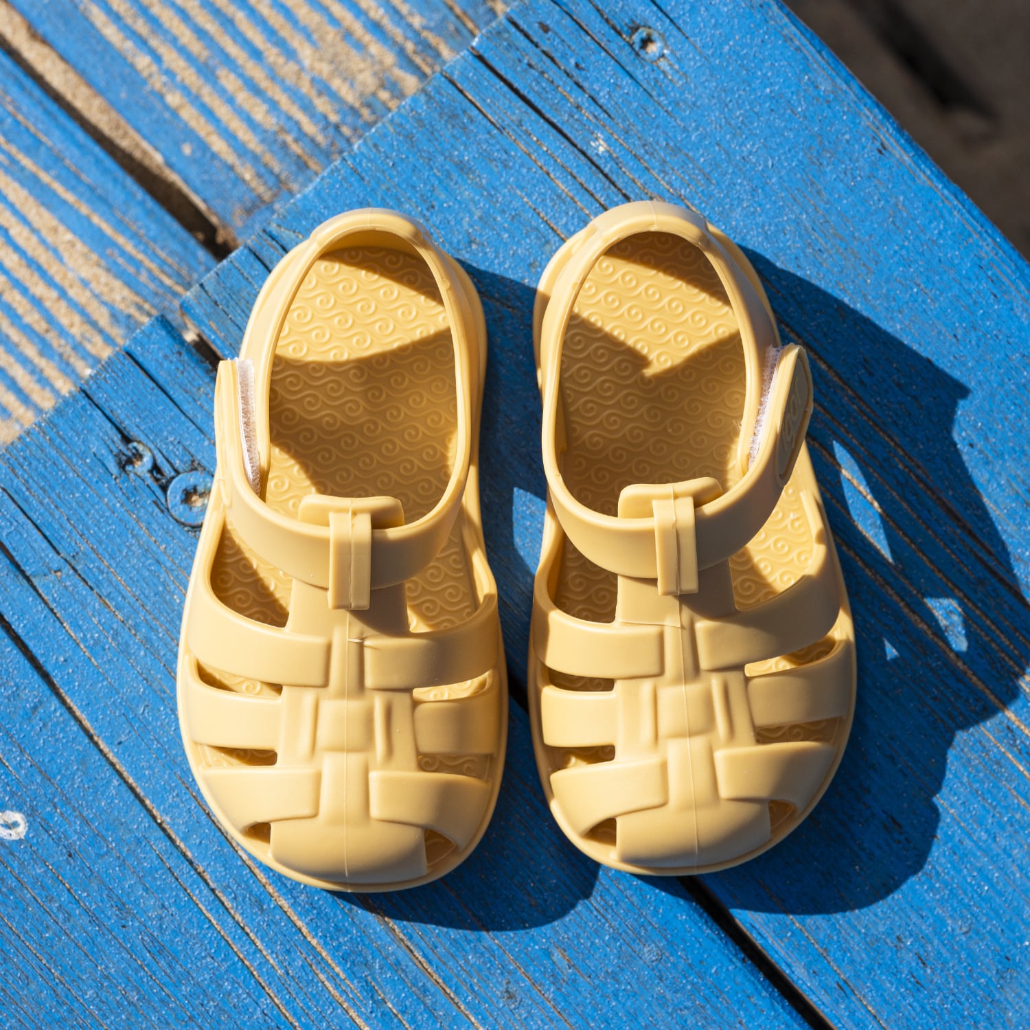 Barefoot Concept Beach Sandals, Yellow