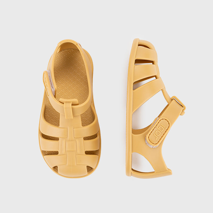 Barefoot Concept Beach Sandals, Yellow