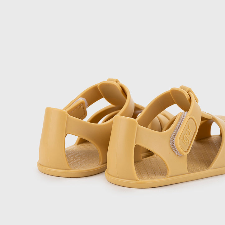 Barefoot Concept Beach Sandals, Yellow
