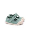 Scarpe in tela a T, Matcha