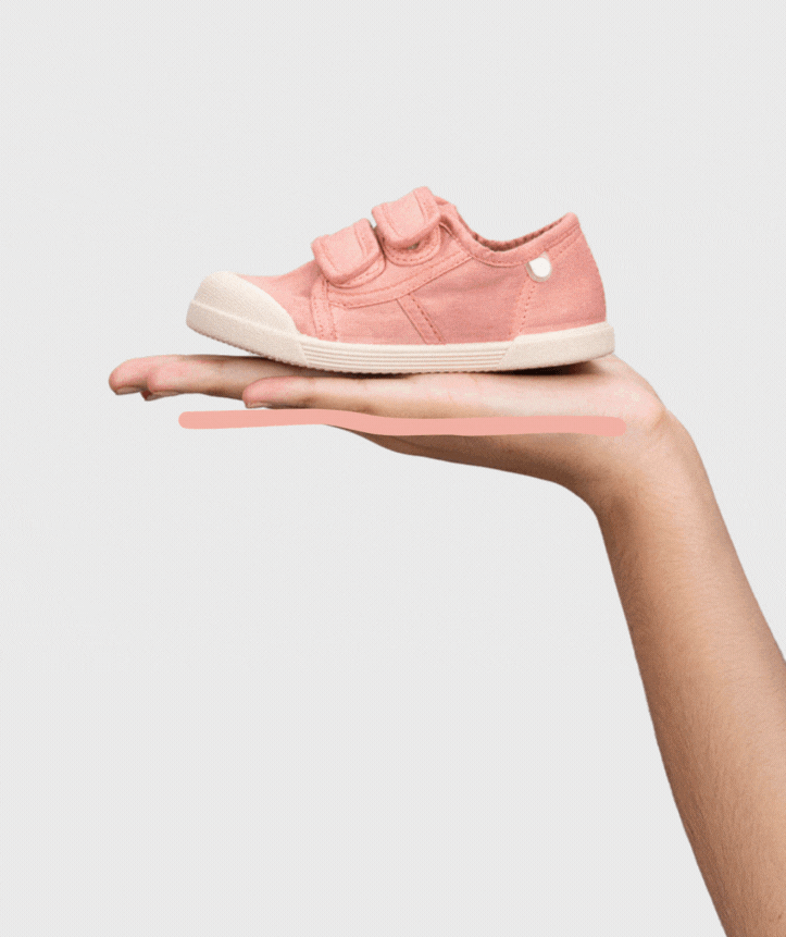 Scarpe in tela, Rosa