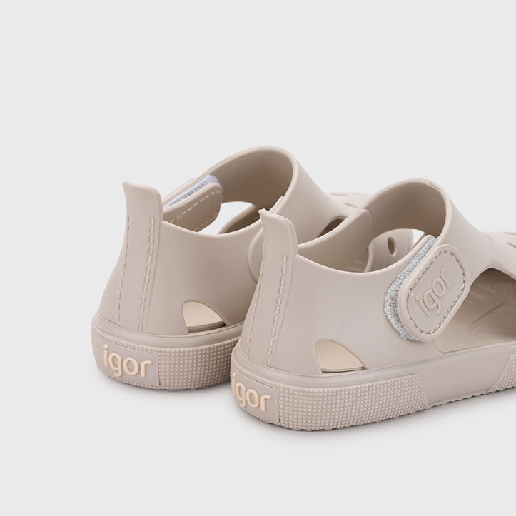 Soft rubber sandals, Surfi Ivory