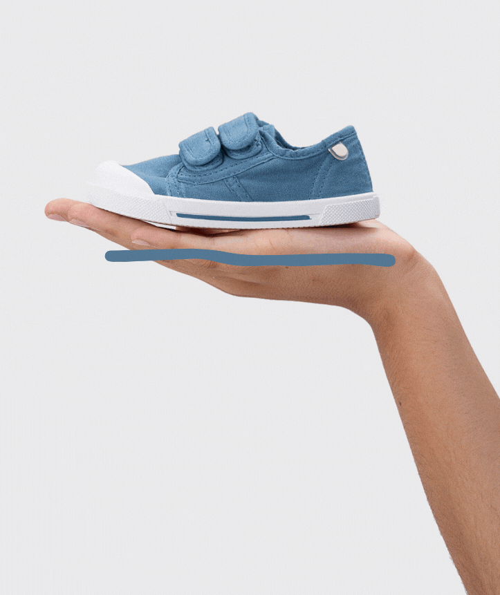 Canvas shoes (wide fit), Jeans