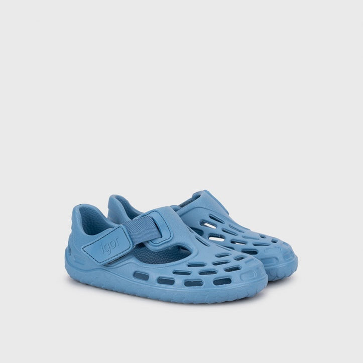 Sandali da mare barefoot super leggeri, Tijuca - Blu