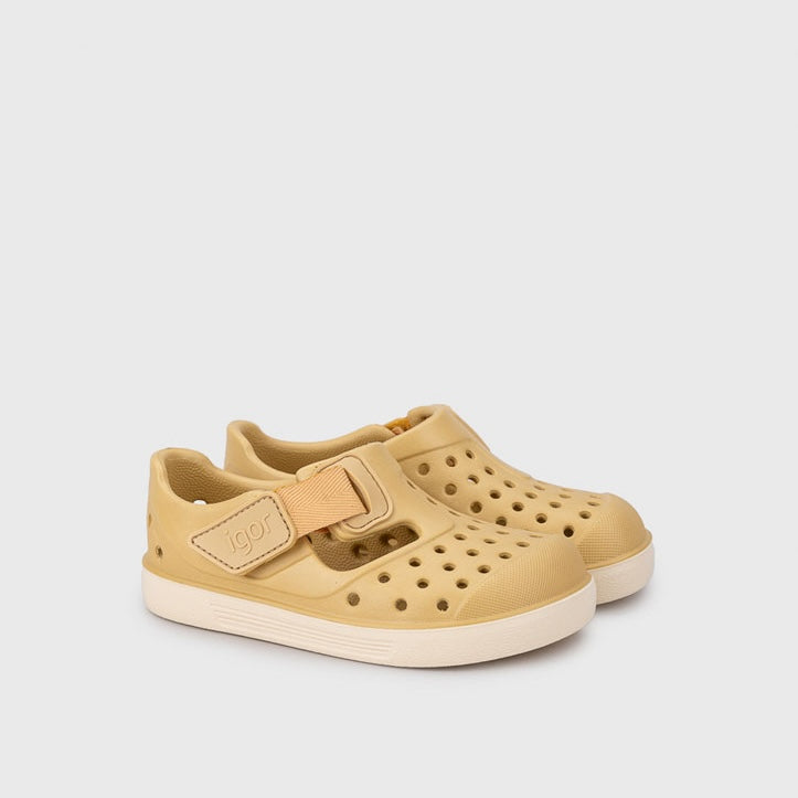 Sandali barefoot super leggeri in EVA, Malibu - Giallo