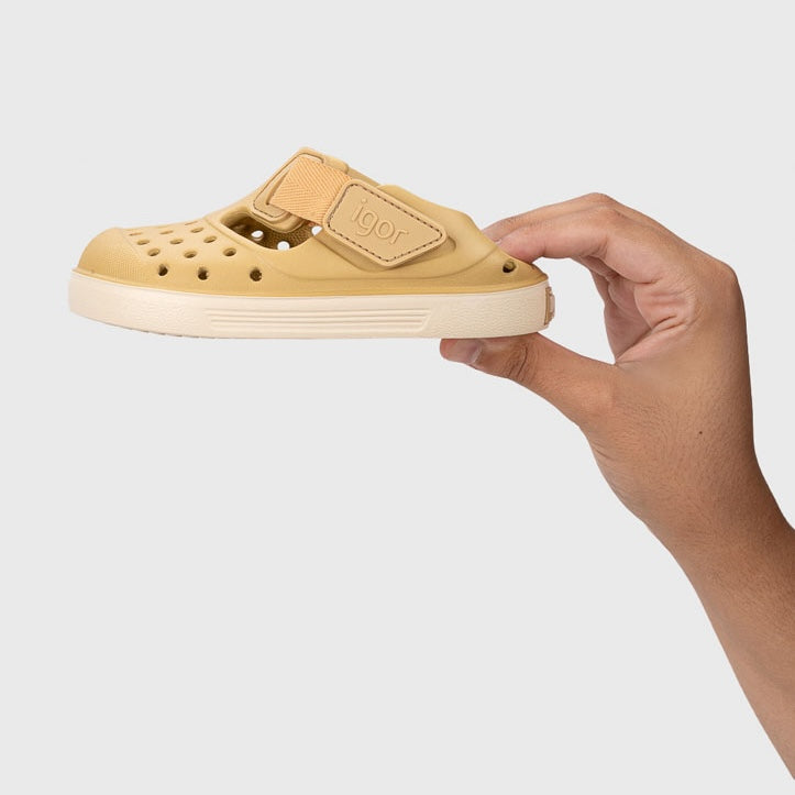 Sandali barefoot super leggeri in EVA, Malibu - Giallo